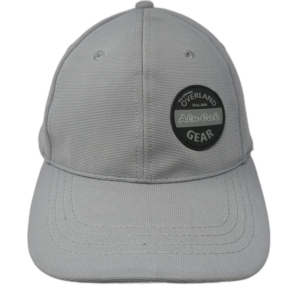 FWRD Alu-Cab Overland Gear Rubber Patch Gray Baseball Cap One Size Strapback Hat